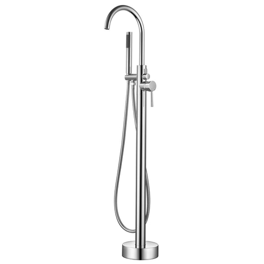 Tub Filler Bathtub Faucet High Flow Shower Faucets with Handheld Shower Mixer Taps