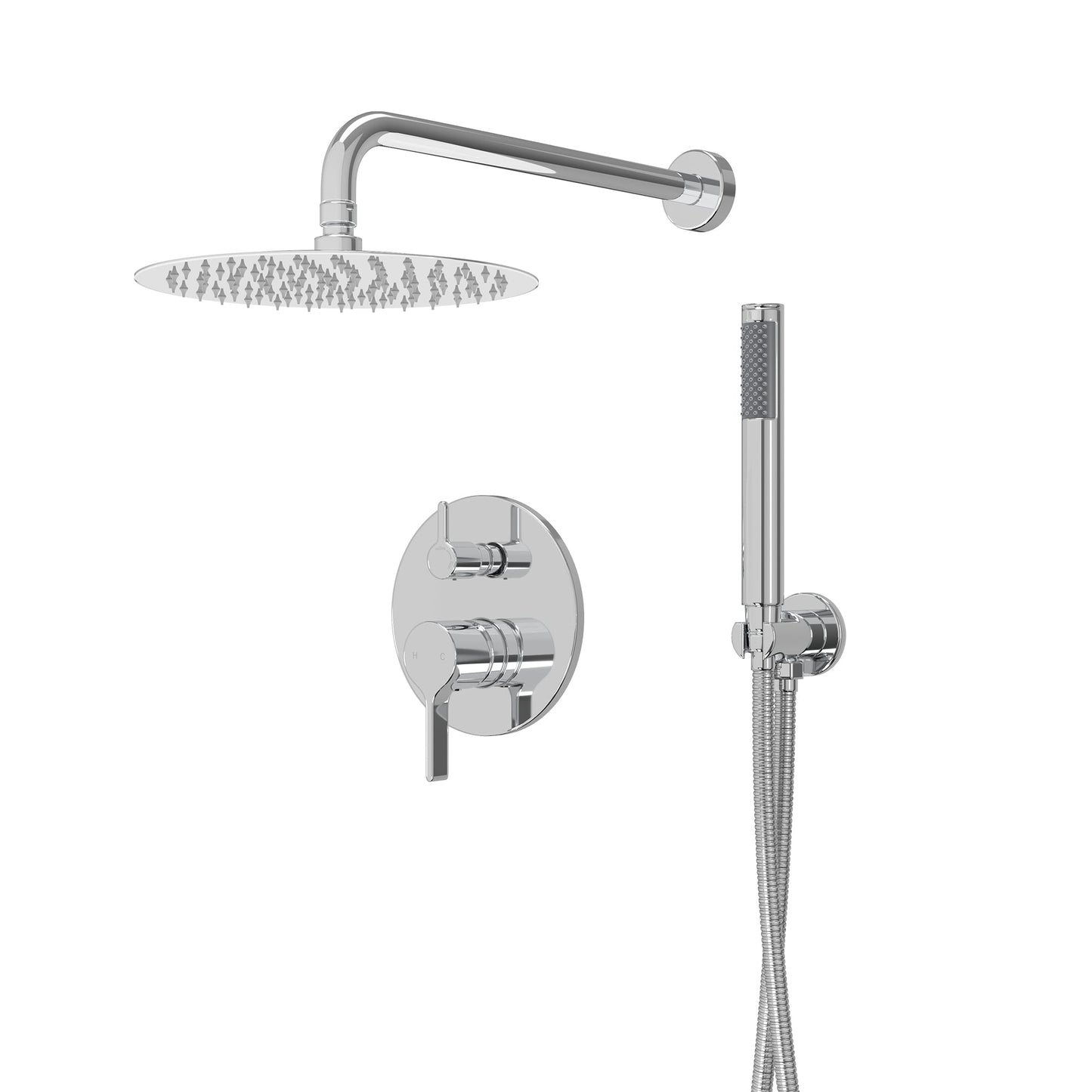 10 Inch Round Bathroom Shower Combo Set