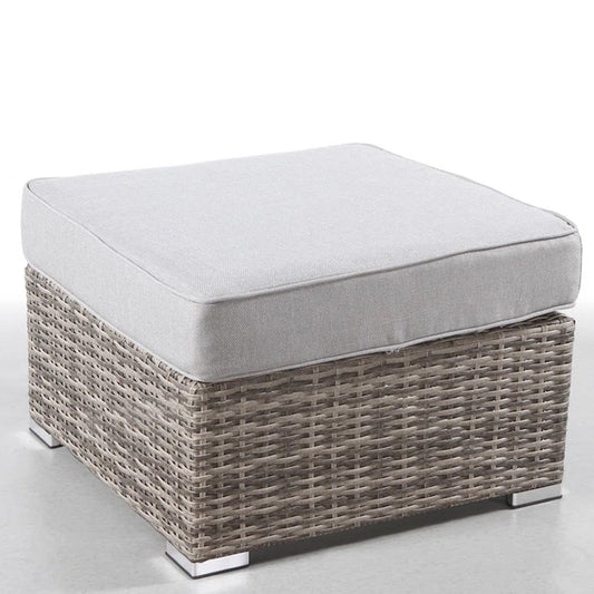 Mondawe Fully Assembled Outdoor Ottoman with Cushion