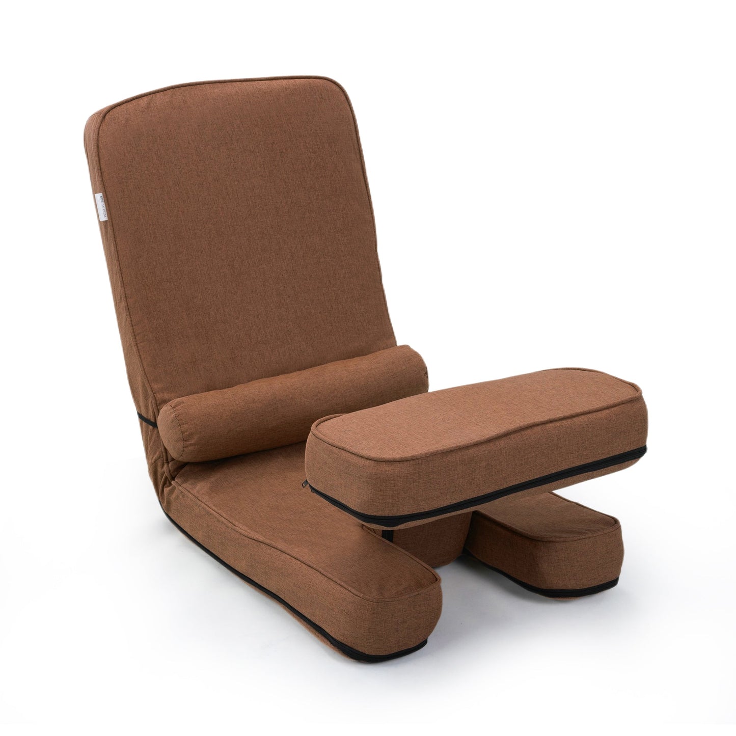 Mondawe Multi-functional Foldable Chair Sofa with Adjustable Angles and Pillow