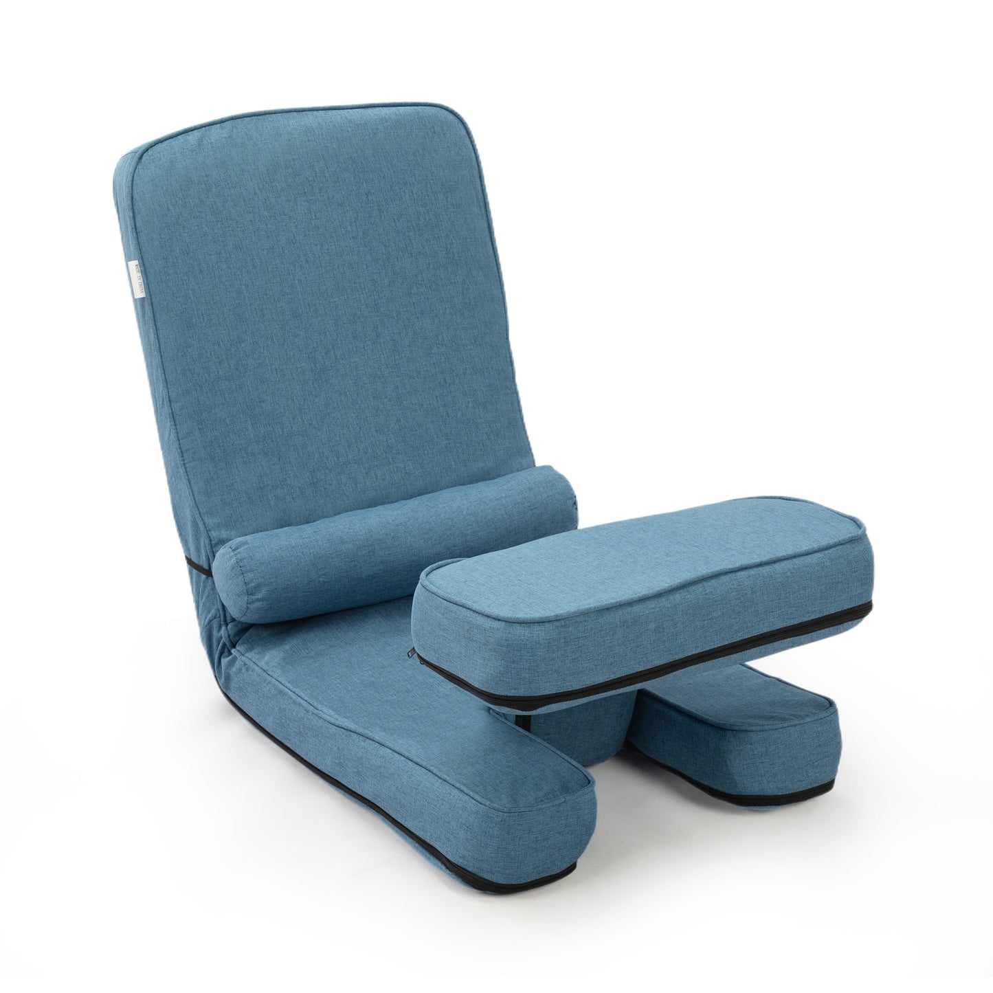 Mondawe Multi-functional Foldable Chair Sofa with Adjustable Angles and Pillow