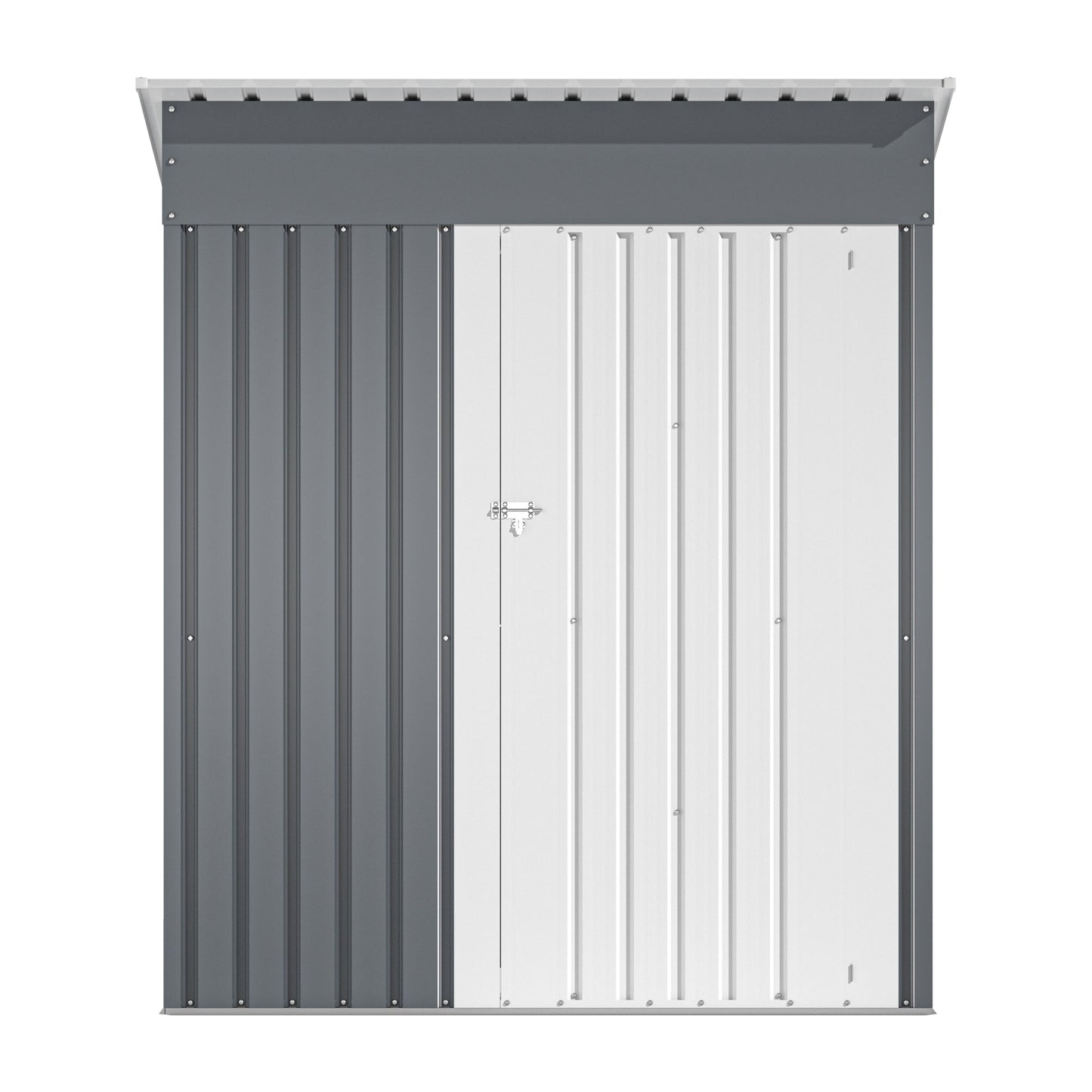 Mondawe 5 x 3 Ft Outdoor Metal Storage Shed, Garden Tool Shed with Lockable Doors, Vents