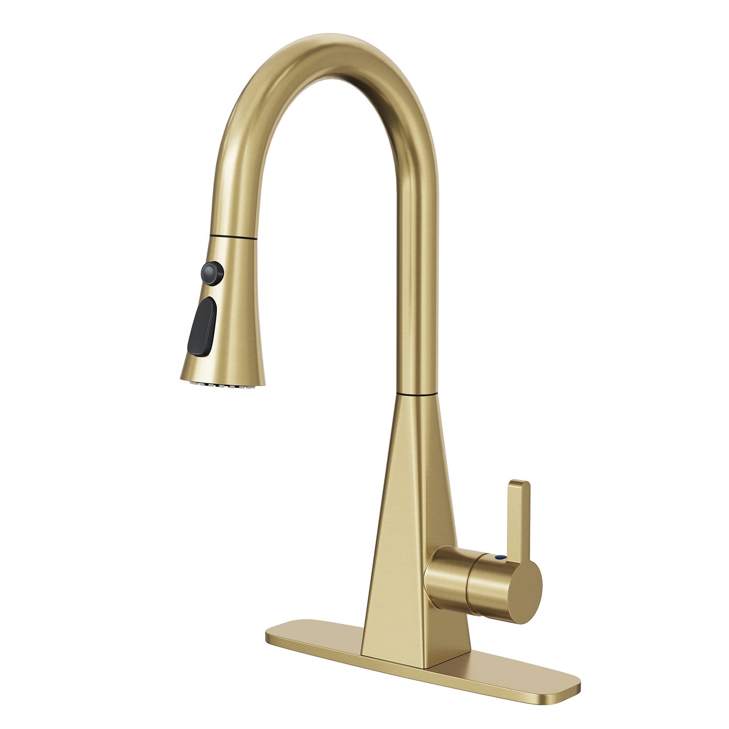 Mondawe Touchless Pull-Down Kitchen Faucet,Three Function Nozzle With Infrared Sensing Water Outle