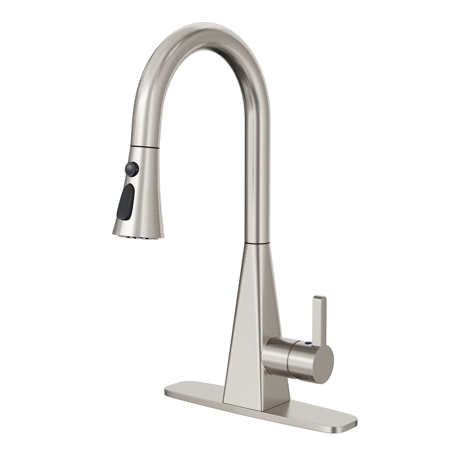 Mondawe Touchless Pull-Down Kitchen Faucet,Three Function Nozzle With Infrared Sensing Water Outle