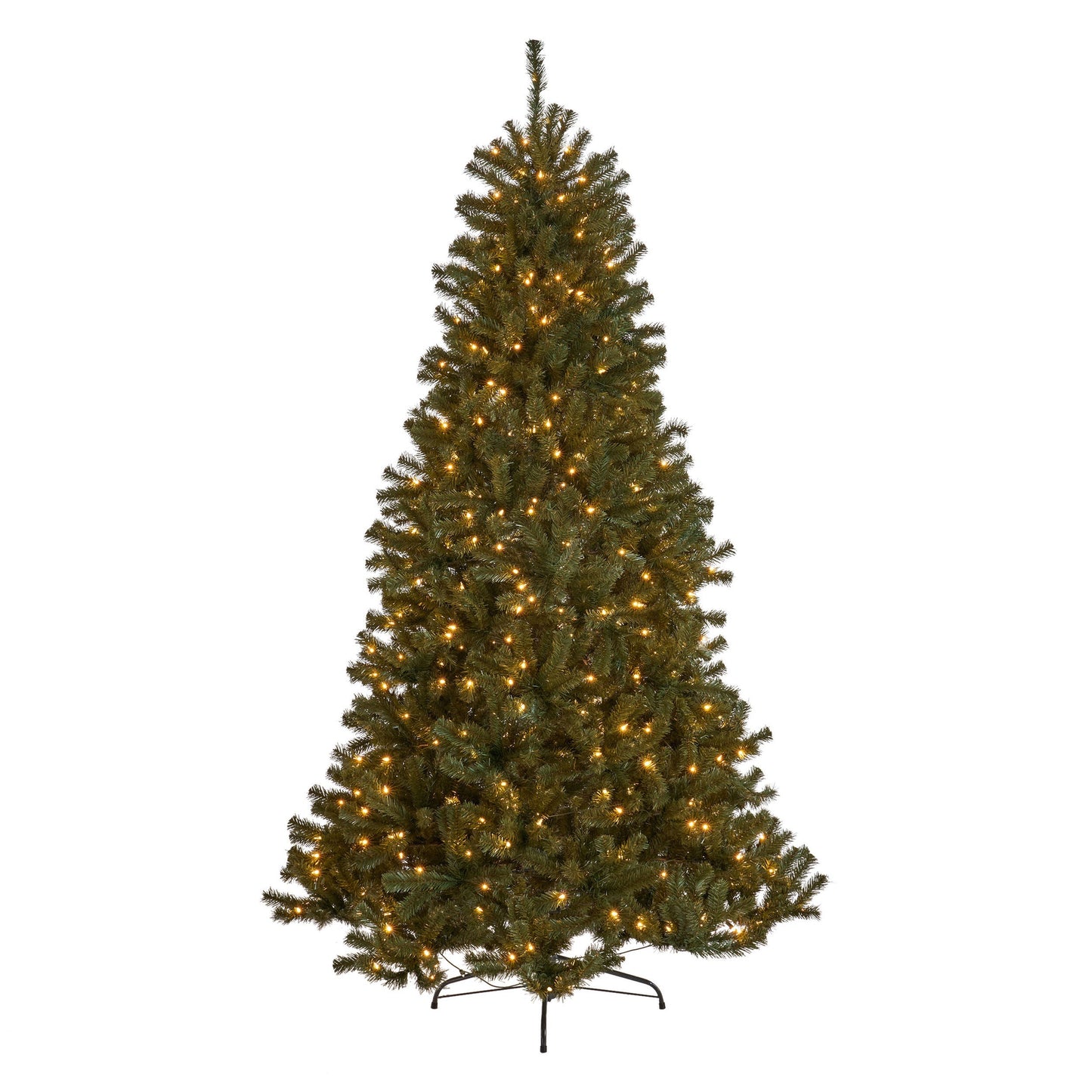 7 inch Noble Hinged Tree with 500 Clear Lights-UL