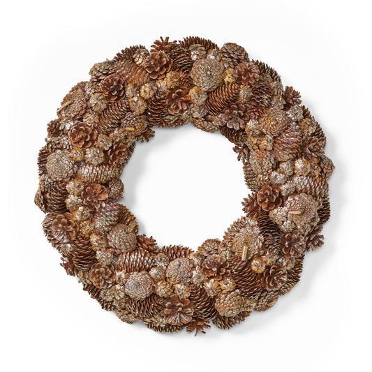 18.5 inch PINE CONE WREATH