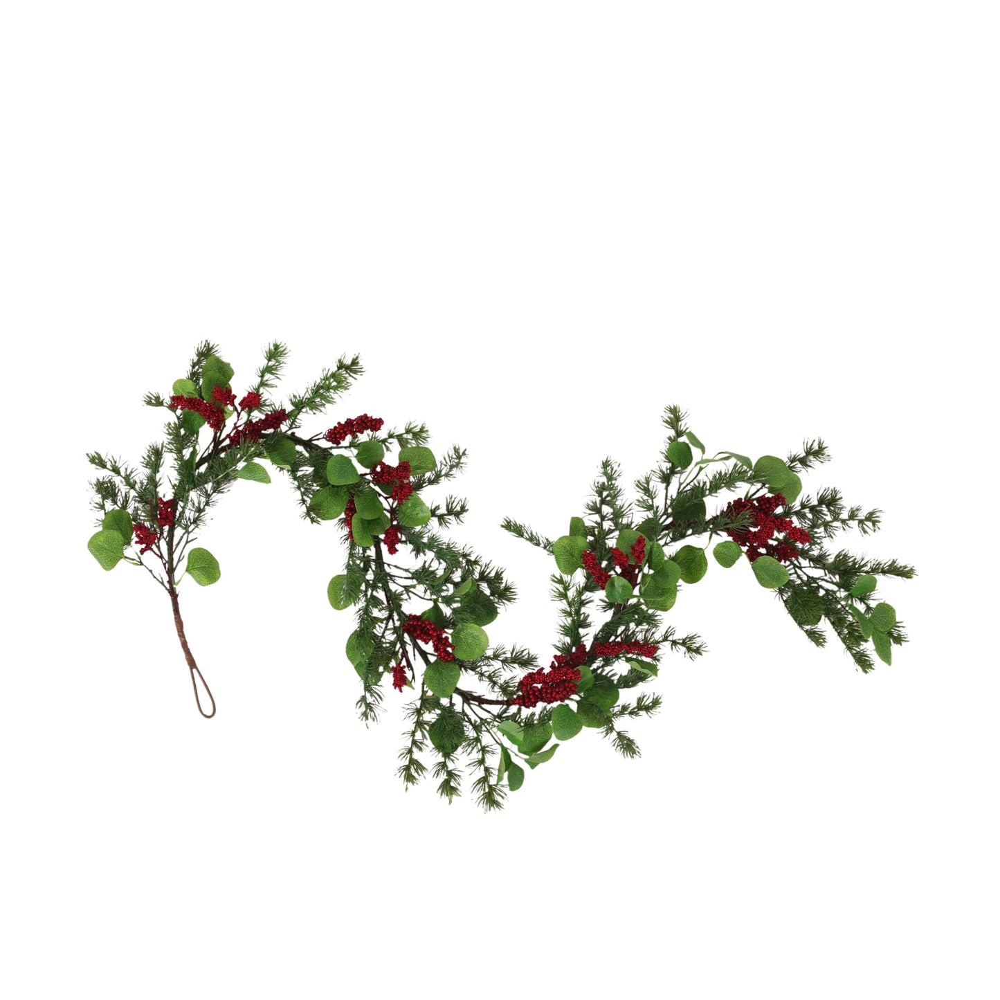 5 inch LEAVES/BERRY GARLAND