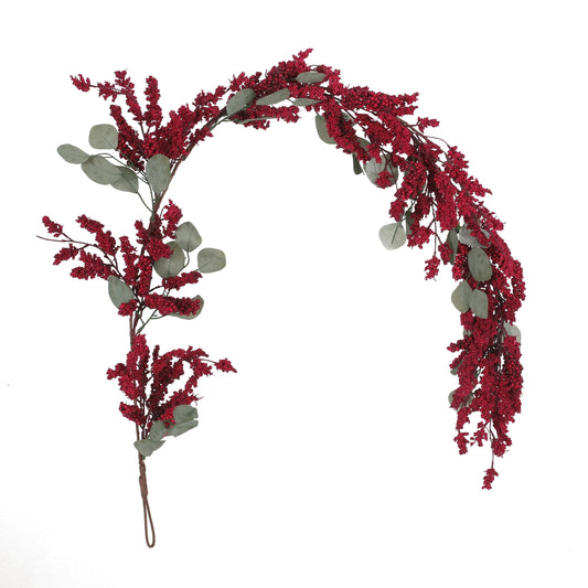 5 inch EUCALYPTUS/BERRY GARLAND