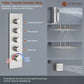 16in Ultra Thin Luxury Thermostatic Mist Shower Head 6 brass Body jets Shower Set