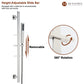 16in Ultra Thin Luxury Thermostatic Mist Shower Head 6 brass Body jets Shower Set