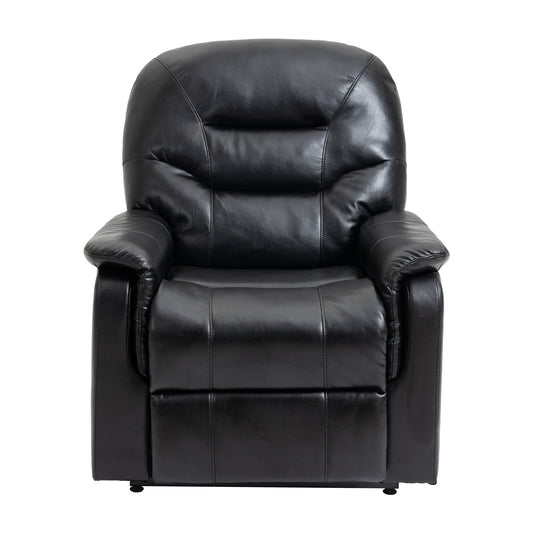 MONDAWE Ergonomic Faux Leather Power Lift Recliner Chair for Elderly with Side Pocket and Two Remote Control