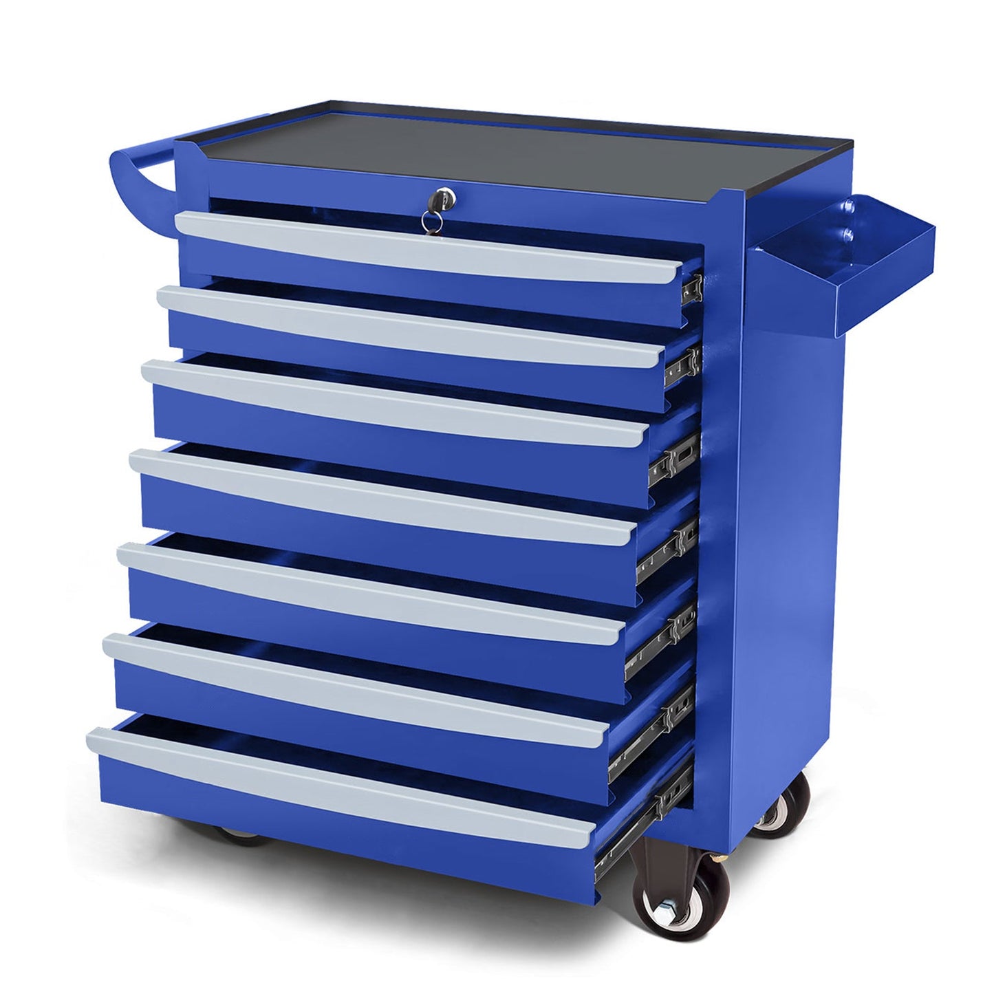 Mondawe 7-Drawer Rolling Tool Chest, Metal Tool Box with Wheels & Lock Garage Storage Cabinets