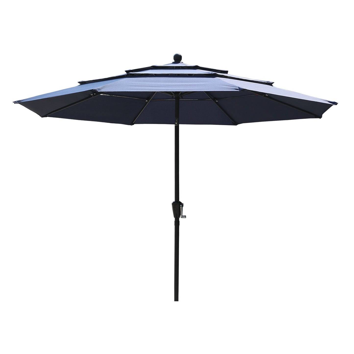 HT-103_PRNT Mondawe 10ft Outdoor Patio Market Umbrella With Double Air Vent