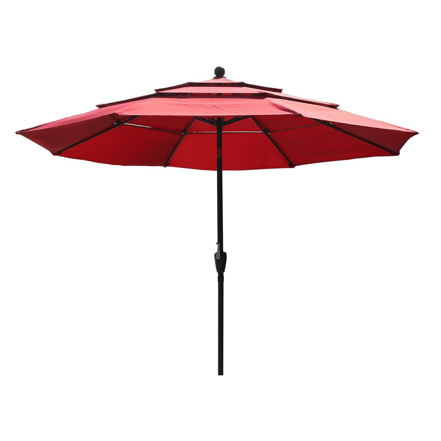 HT-103_PRNT Mondawe 10ft Outdoor Patio Market Umbrella With Double Air Vent