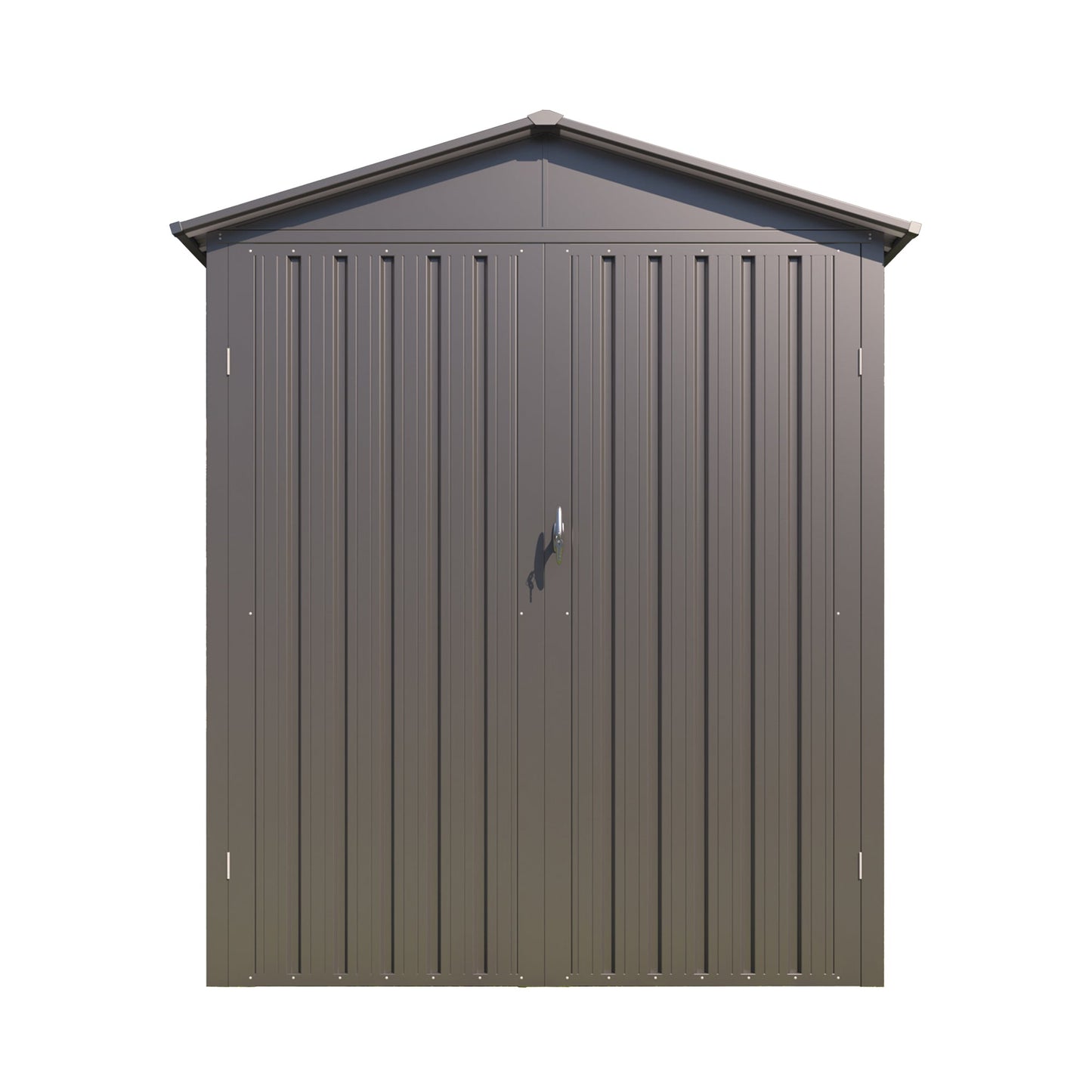 MO-SS-00072 Mondawe Motorcycle Outdoor Storage Shed With Window, Without Tracks and Fixtures
