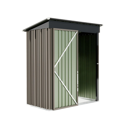 Mondawe Brown 5*3FT Outdoor Storage Shed