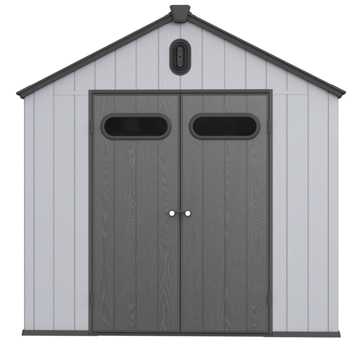 Mondawe 8 x 10ft Plastic Storage Shed for Backyard Garden Big Spire Tool Storage