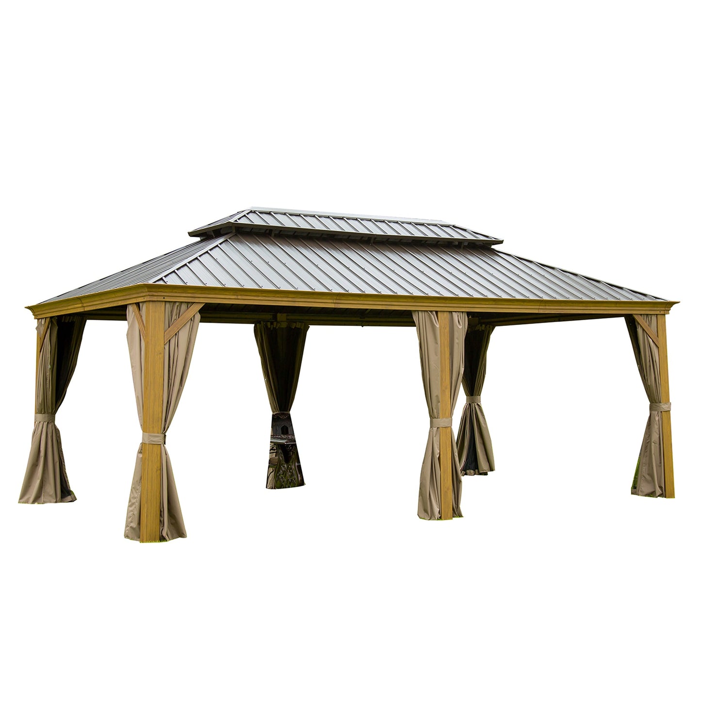 Mondawe Outdoor Living 14x20FT Hardtop Gazebo Canopies