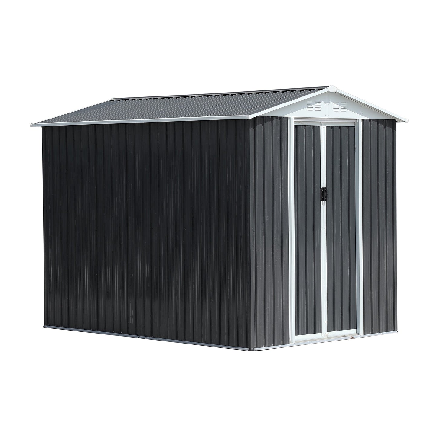 Mondawe 6x9Ft Apex Roof Outdoor Storage Sheds,With Aluminum Alloy Frame And Sliding Door