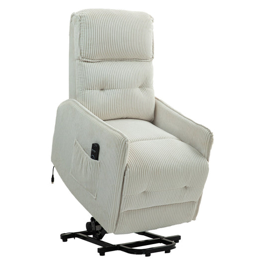 Mondawe Electric Recliner Chairs, Side Pocket Power Chaises Pocket Springs Seat Cushion