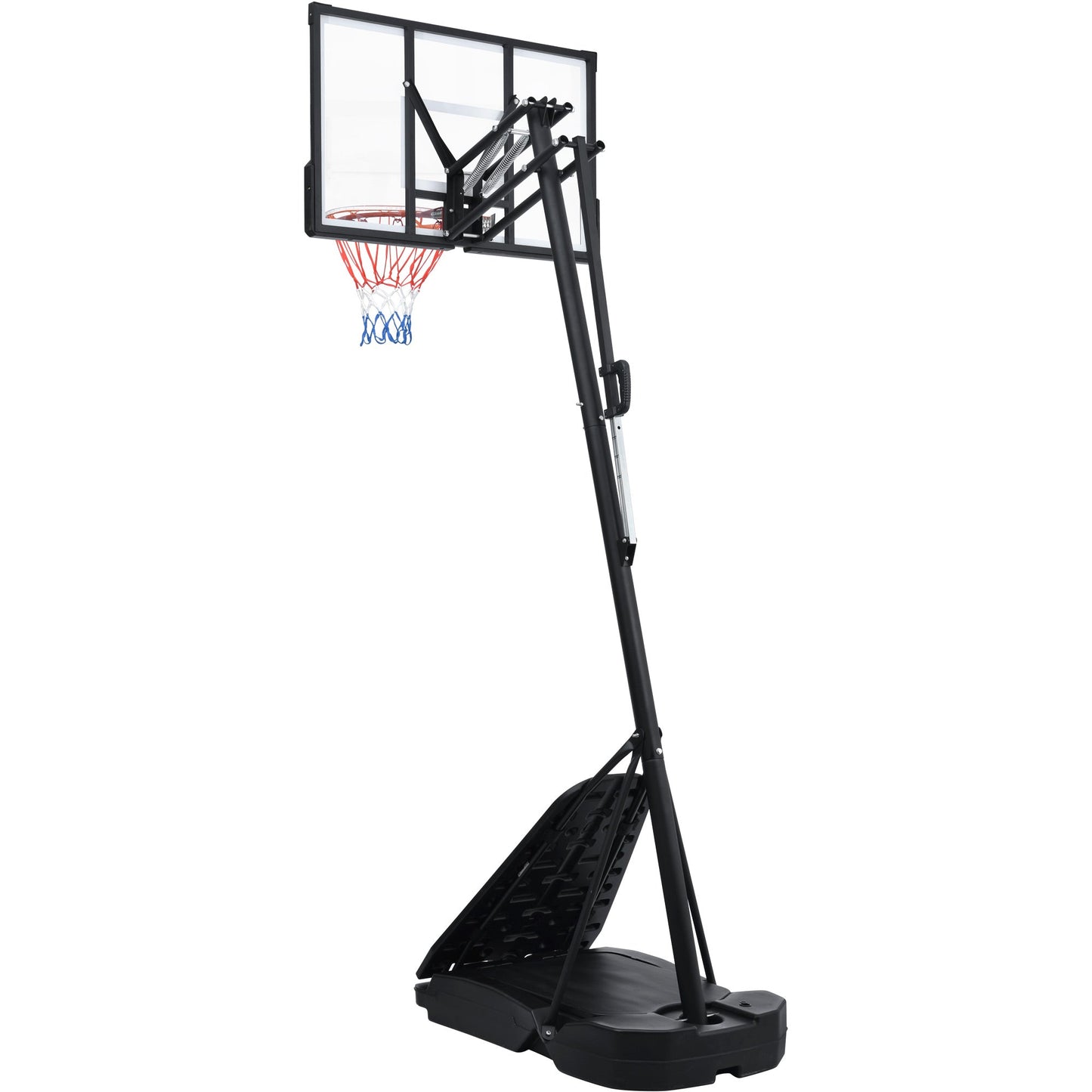 Mondawe 8-10ft Portable Basketball System Basketball Hoop Height Adjustablei