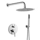 mondawe 10 inch round bathroom shower combo set 5 color