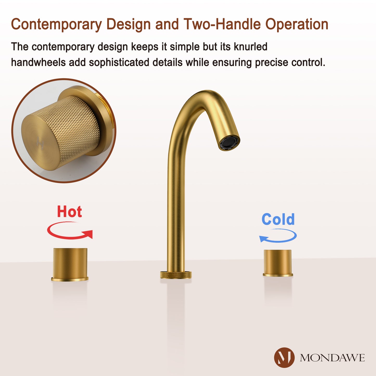 Basin Faucet in Brushed Nickel /Black/Brushed Gold