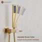 Mondawe 2 Functions Wall Mount Square Thermostatic Complete Shower System (Rough-In Valve Included)