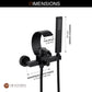 Mondawe Single Handle Shower Tub Kit with Waterfall Tub Spout and Handheld Shower Faucet, Wall Mounted