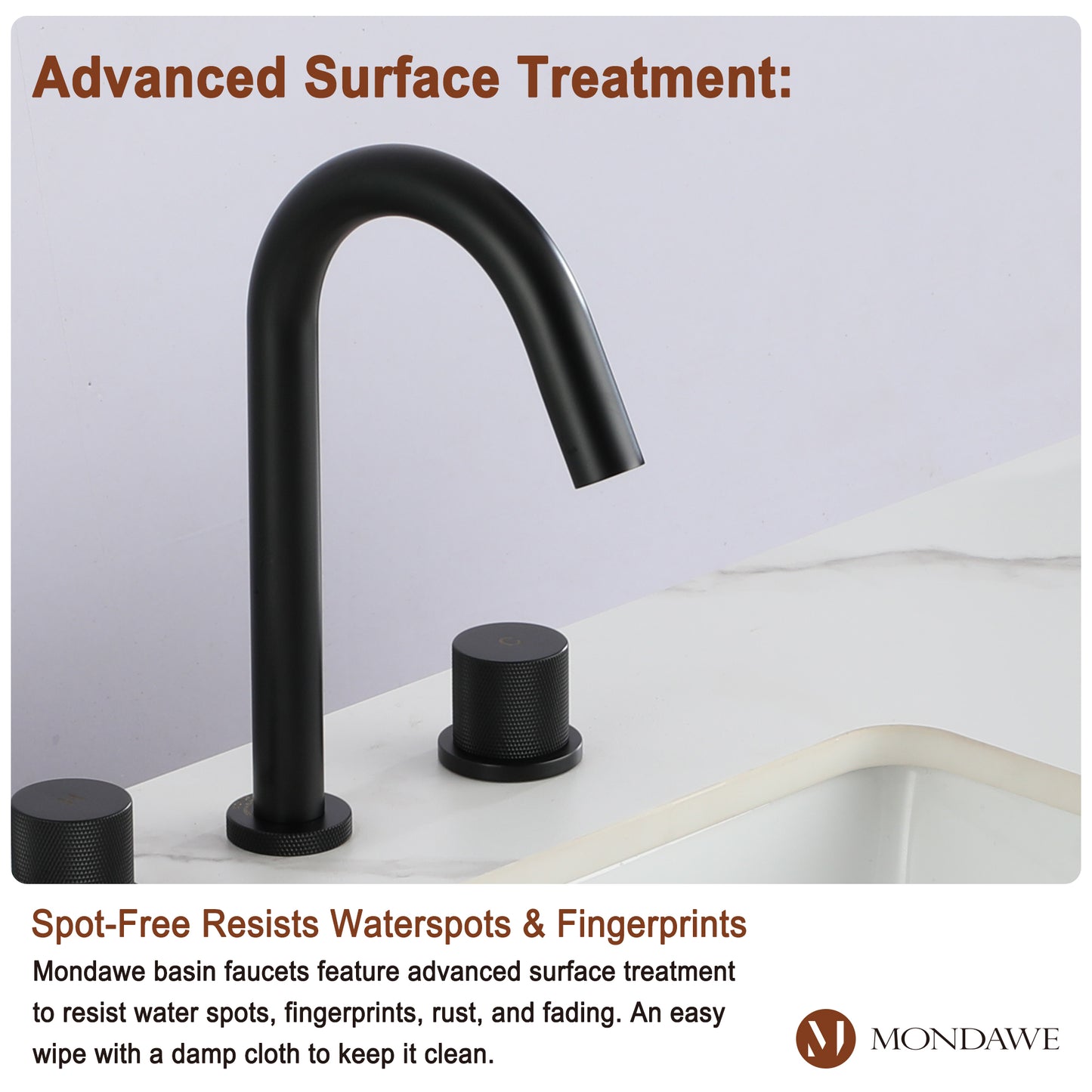 Basin Faucet in Brushed Nickel /Black/Brushed Gold